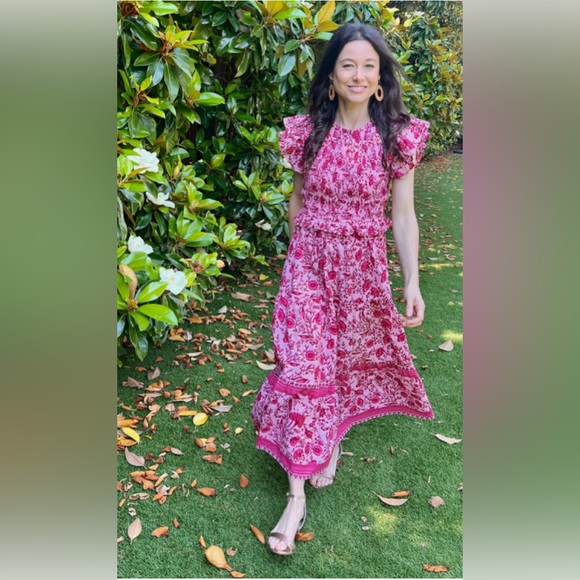 *NEW* Bindu Giulia Smocked Dress - Picture 4 of 5